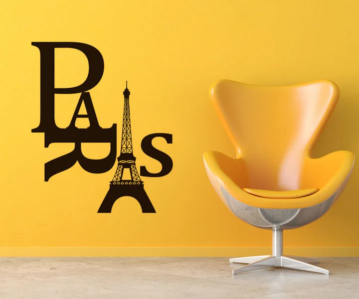 

Paris Eiffel Tower Wall Sticker Home Decor Removable Vinyl Art Murals Living Room Bedroom Decoration