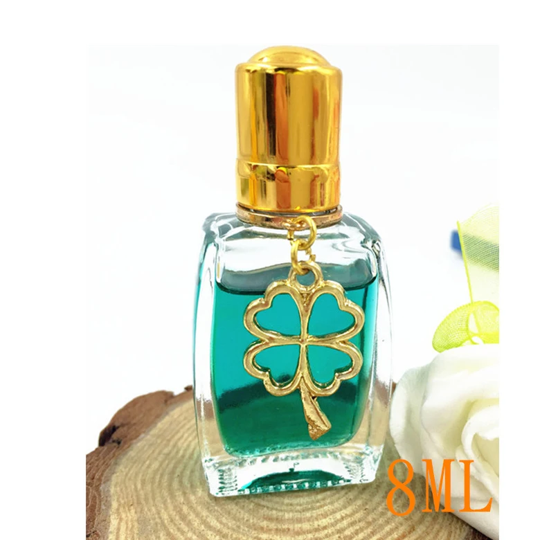 Флакон парфюмерный прозрачный стеклянный с подвеской 8 мл 10 шт./лот DC860|perfume