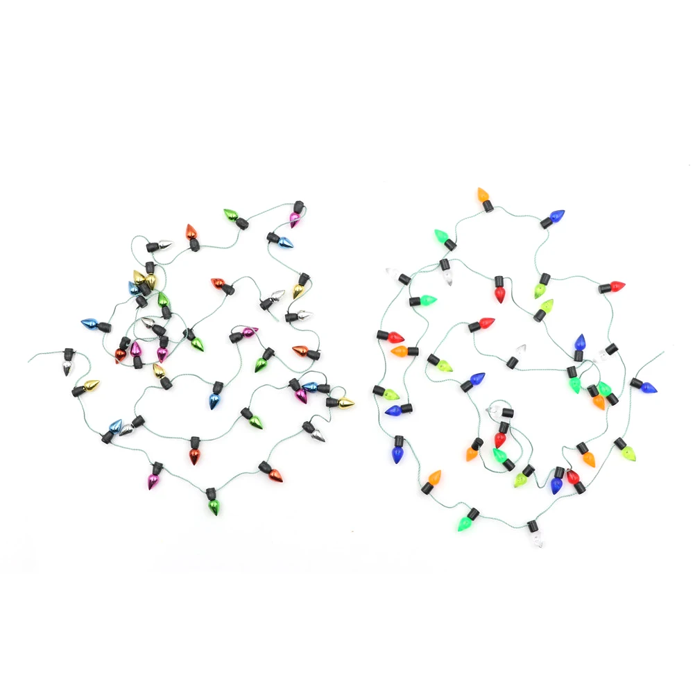 

New Arrival 1m Fine Dollhouse Miniature A String of multi-coloured plastic Christmas lights