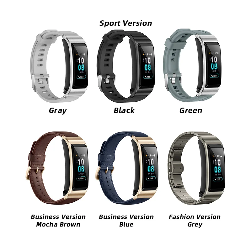 Оригинальный Huawei talkband B5 Talk Band Bluetooth браслет умный спортивный напульсники