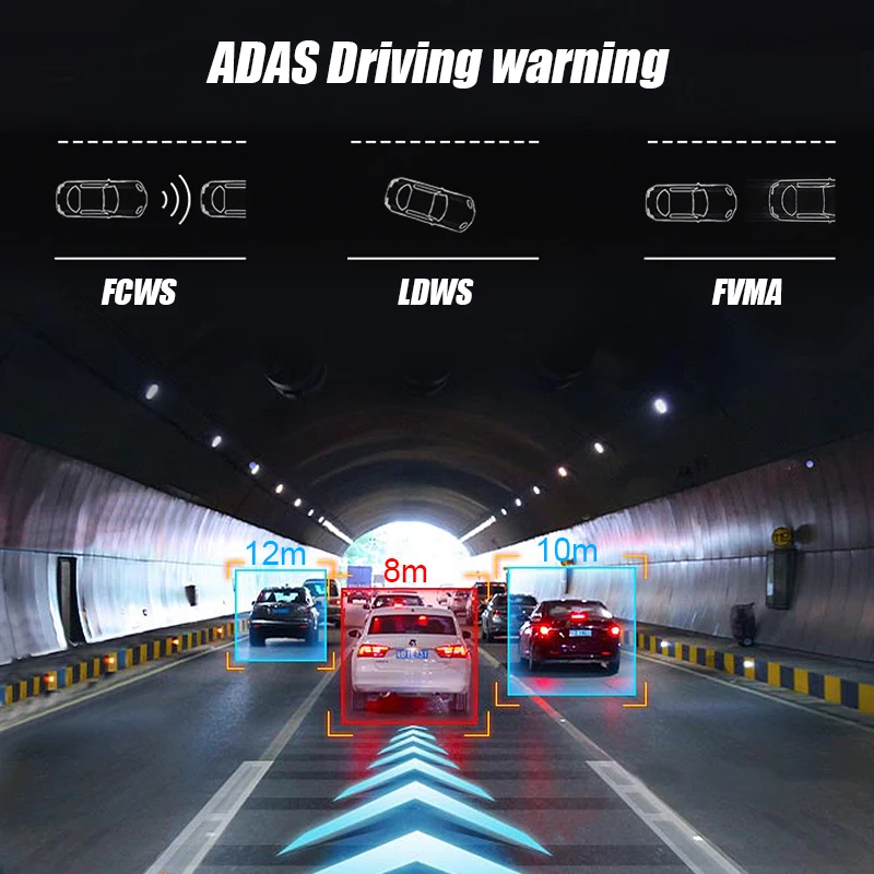 ANSTAR 4G ADAS Автомобильный видеорегистратор Android 10 &quotIPS потоковое зеркало заднего