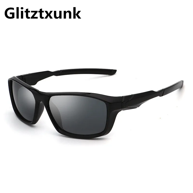 Солнцезащитные очки Glitztxunk квадратные UV400 для мужчин и женщин зеркальные