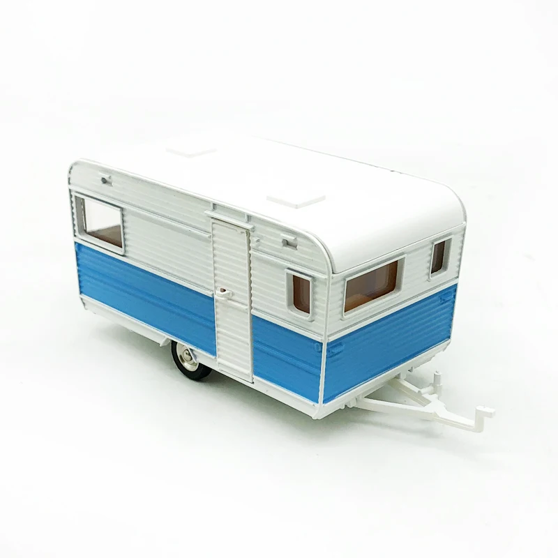 New Special Die Cast Metal 1/43 Caravan Trailer Model Collection Of Static Furnishings Toys For Children |