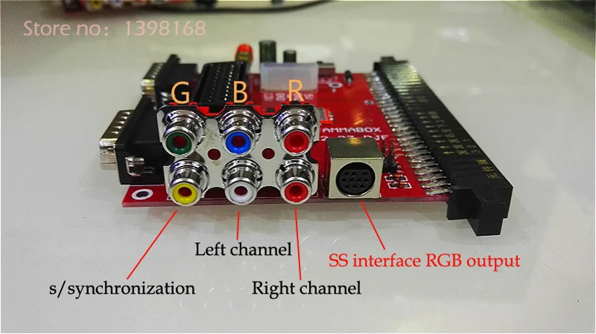 CBOX Джамма в дБ 15PIN IDE Joypad конверсионная плата конвертер SCART выход для игрового
