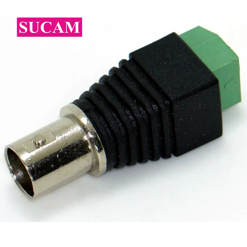 SUCAM 50 шт./пакет видео балун коаксиальный Коаксиальный Cat5 Cat6 Женский BNC разъем для