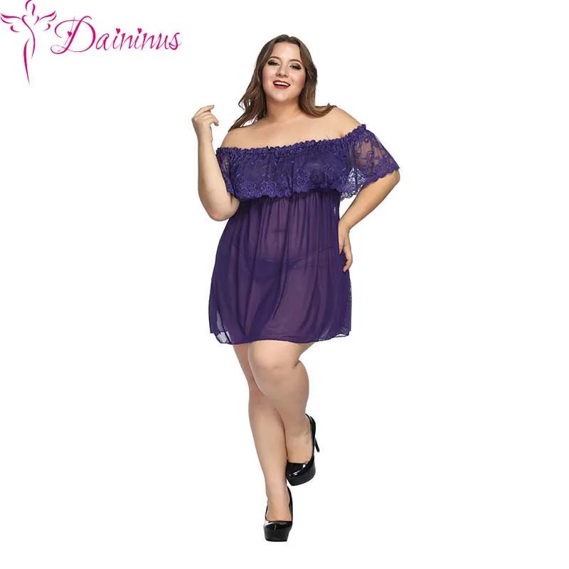 Dainus Горячая плюс размер сексуальное кружевное белье сексуальная одежда для