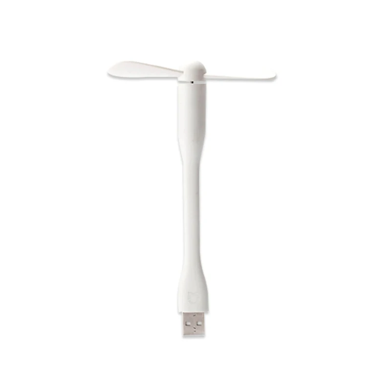 White Xiaomi USB вентилятор mi ni вентиляторы для гаджетов портативное зарядное устройство вентиляторы для ПК Мощность банк Тетрадь ноутбук usb-устройство Cool гаджеты - Цвет: White