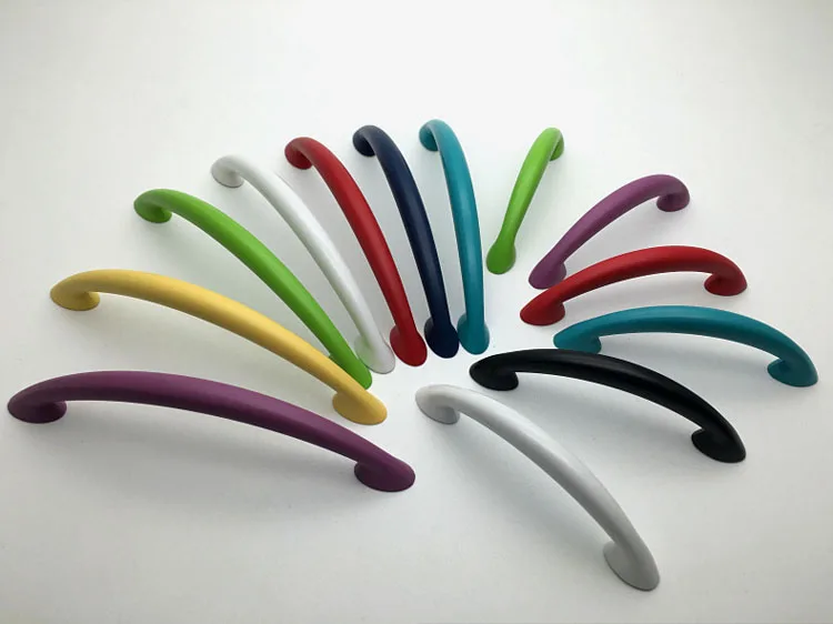 Ручки дверные цветные из цинкового сплава 64 мм|wardrobe knobs|knobs pullshandle kitchen |