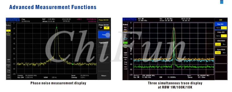 Цифровой анализатор спектра GRATTEN 9 KHz-1,5 GHz 8,5 дюймов TFT lcd Разрешение 800x480 USB Lan RS232
