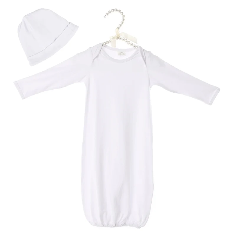 

Kaiya Angel Newborn Unisex Sleep Gown long Sleeve Solid Color Cotton Spring Summer Fall Sleeping Sack 2019 0-24M Baby Sleep Gown