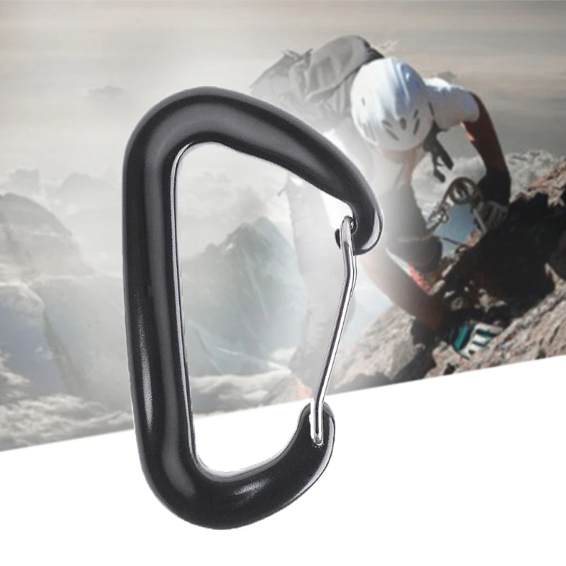 

Aviation Aluminum 12KN Hammock Safety Balance D Shape Carabiner Clasp Camping Outdoor