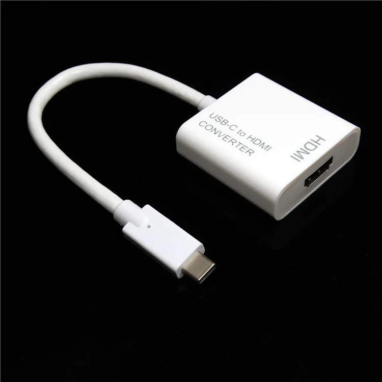 50 шт./Лот высококачественный USB 3.1 Type C штекер на VGA гнездо адаптер кабеля