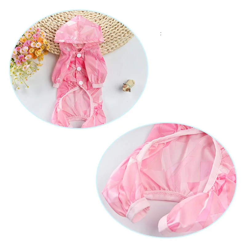 Одежда для маленьких собак водонепроницаемый дождевик Суперлегкий тонкий