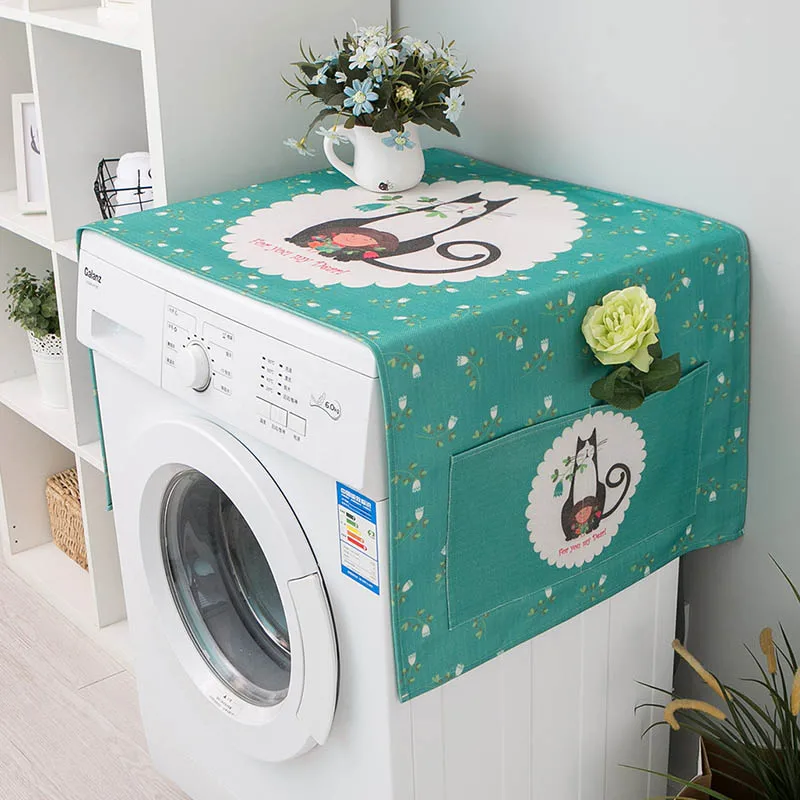 Пылезащитный чехол из хлопка и льна зеркальный в китайском стиле с изображением