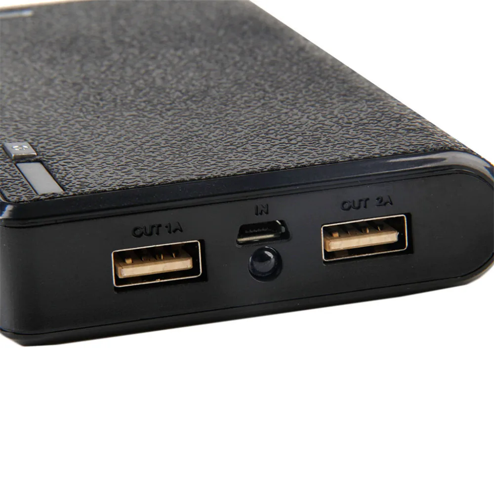 BGEKTOTH Dual USB power Bank 6x18650 внешний резервный аккумулятор зарядное устройство чехол Коробка для телефона