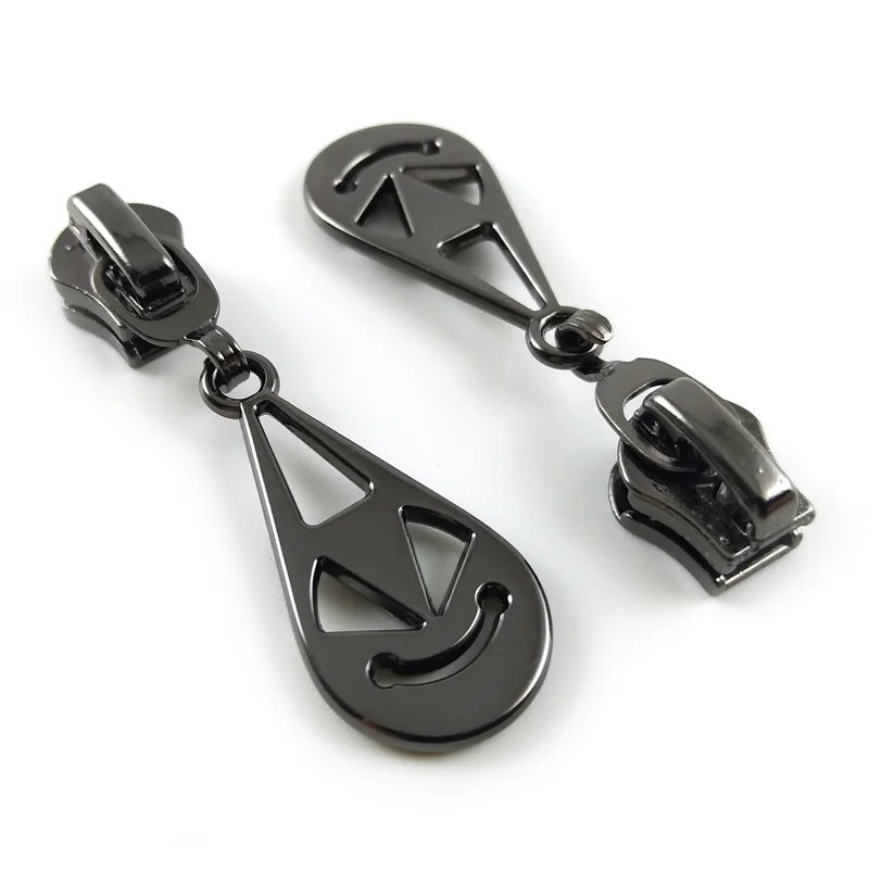 20 шт./лот модные аксессуары 5 # слайдер на молнии с рисунком капли воды|Бегунки для