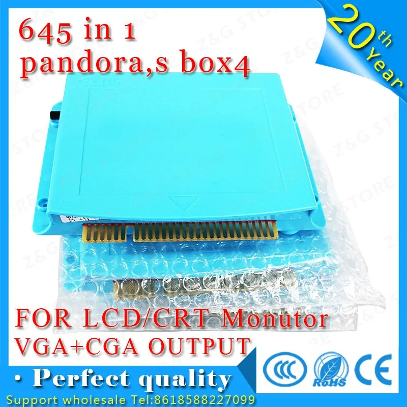 Pandora x b4 VGA/CGA выход для LCD/CRT 645 в 1 комплект деталей аркадных игр видео-Аркада jamma