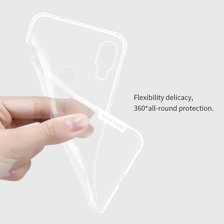 Чехол Nillkin для Xiaomi Redmi Note 7 прозрачный мягкий Силиконовый ТПУ защитный чехол Nature 6 3