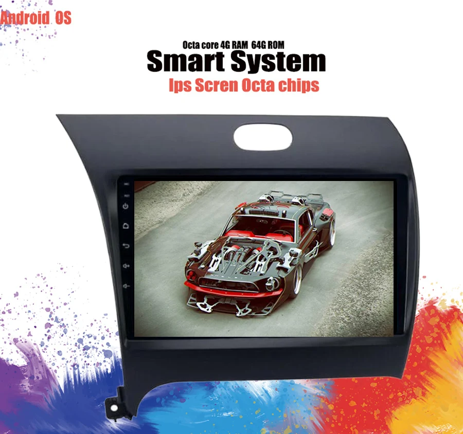 2din 2.5D android 10 0 автомобильный DVD мультимедийный плеер для KIA Cerat K3 2013 2014 15 16 forta видео