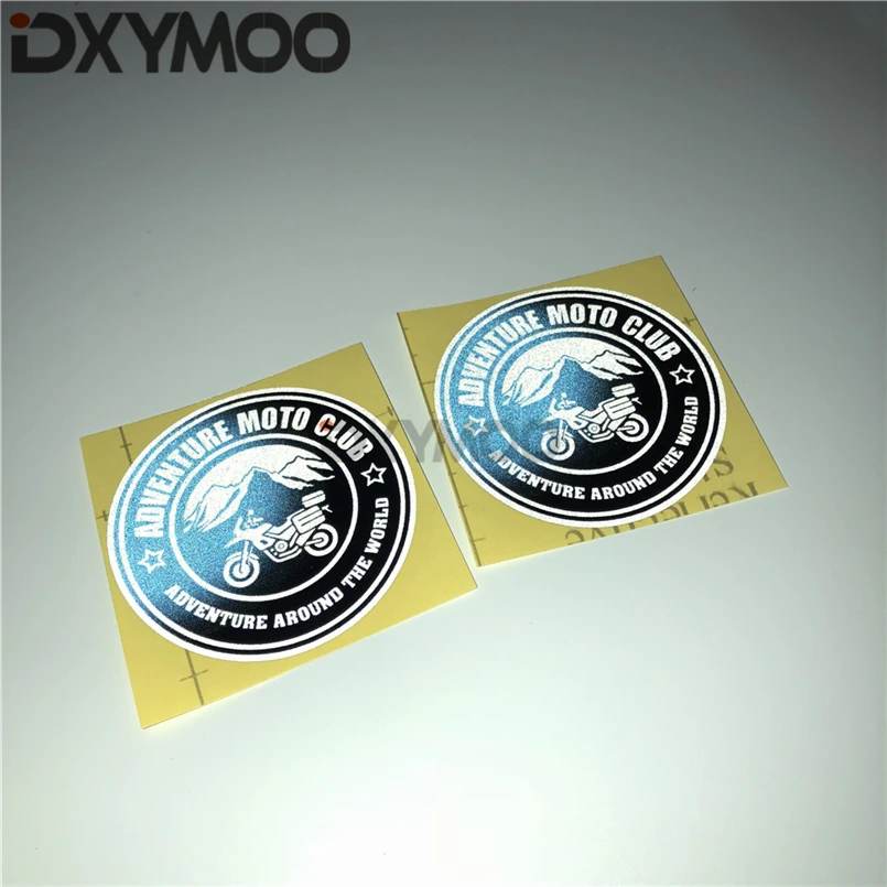2 шт шлем для мотоцикла байка Стикеры s светоотражающие мото клубный гольфмобиль