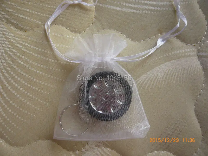FREE SHIPPING 20PCS Fast and Furious Wheel Measuring Tape Keychain with Organza Bag Party Favors Gifts Birthday Gift | Дом и сад