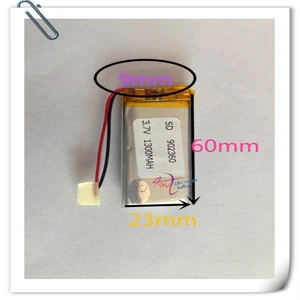 Wholesale 10 pcs 3.7V 1300mah 902360 902560 Lithium Polymer Li-Po Rechargeable Battery For Mp3 MP4 MP5 DVD PAD mobile power bank