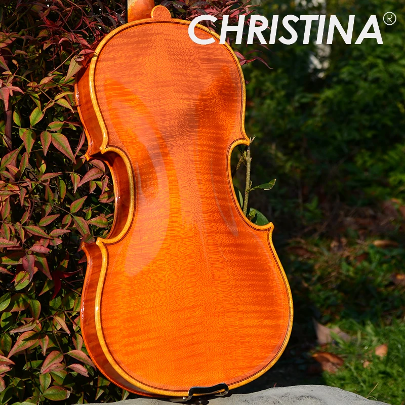 Профессиональная скрипка Кристина V05A, скрипка o 4/4, скрипка из клена ручной работы, музыкальные инструменты, Скрипка чехол, лук, канифоль