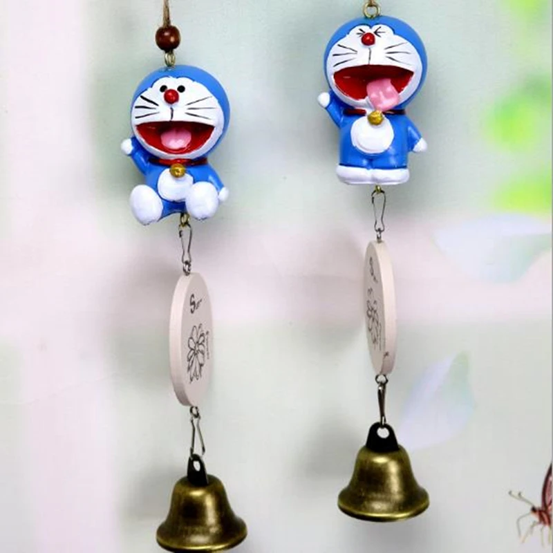 Милые Doraemon смолы wind chime японского аниме украшения дома двери и оконная подвеска