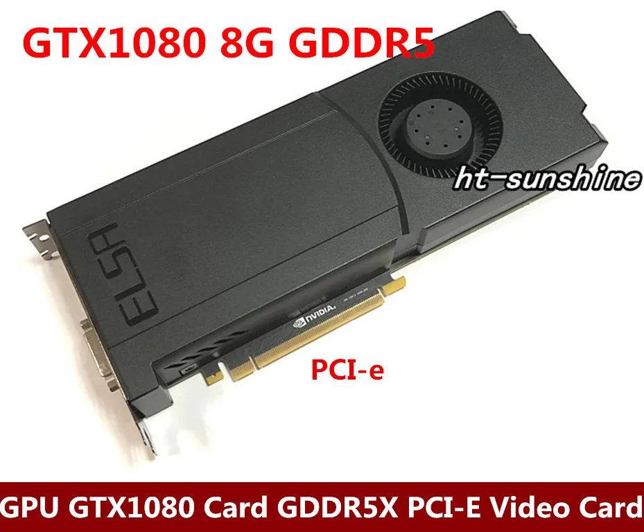 GPU GTX1080 8 г GDDR5 Топ графическая карта GDDR5X PCI E X16 3 0 видеокарта Поддержка DVI/HDMI/3 *