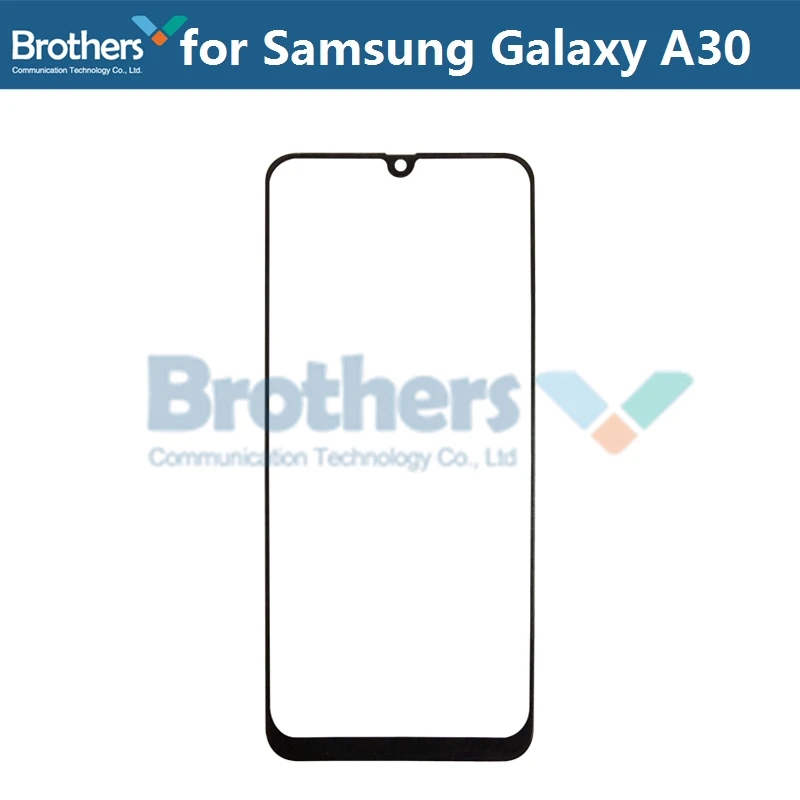 Передняя внешняя стеклянная линза для samsung Galaxy A10 A20 A30 A40 A50 A60 A70 A90 сенсорный экран стекло Передняя ЖК-стекло Замена объектива - Цвет: 1pcs for A30