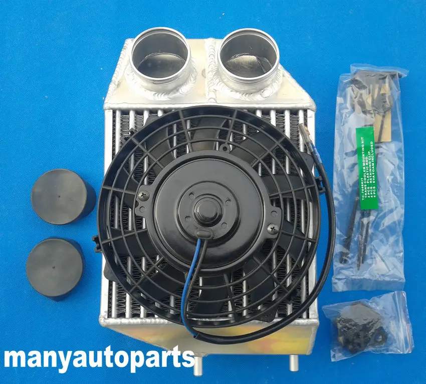 Радиатор и интеркулер и охлаждающие вентиляторы для RENAULT SUPER 5/R5 9/11 1.4L GT TURBO MT 85-91 86 87 88 89 90 91
