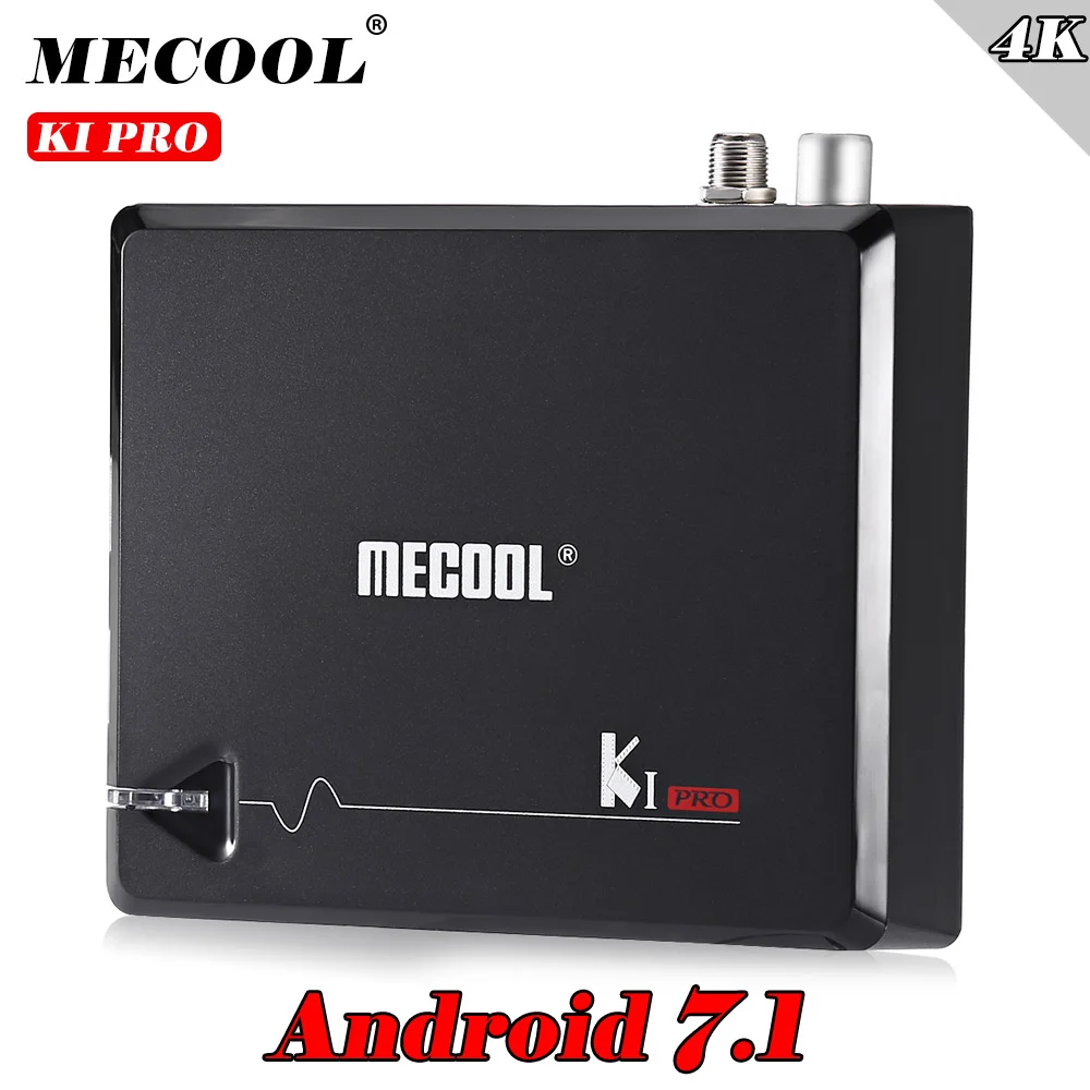 MECOOL KI PRO TV Box Android 7.1 4K 2G RAM 16G ROM Quad Core Cortex - A53 CPU Set Top Bluetooth 4.1 Media Player H.265 | Электроника