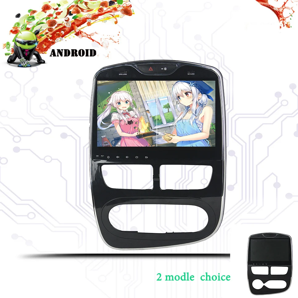 Android 10.0car мультимедийный плеер Радио 8 ядер 4 Гб RAM 64 ROM IPS экран DVD для Renault Clio 2016 2017