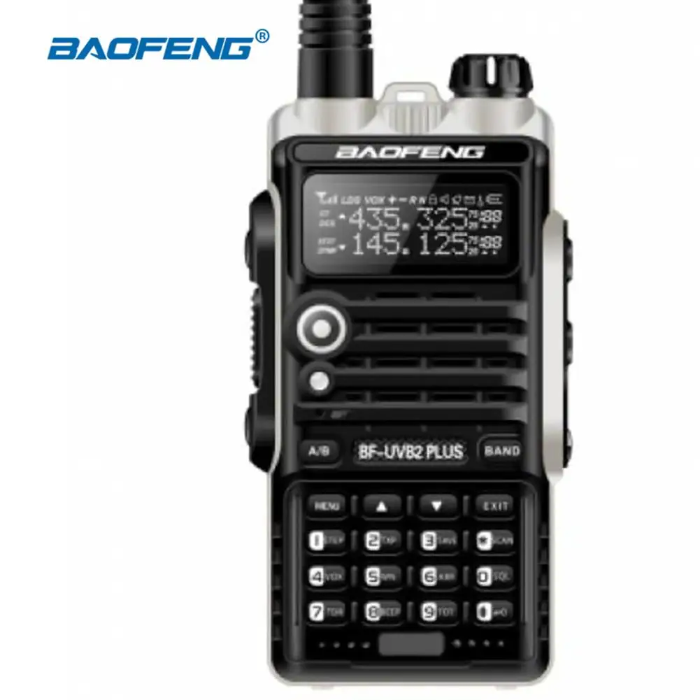 1 шт. Baofeng рация BF-UVB2PLUS VHF/UHF двухдиапазонный DCS Ham двухсторонний трансивер портативная прочная рация