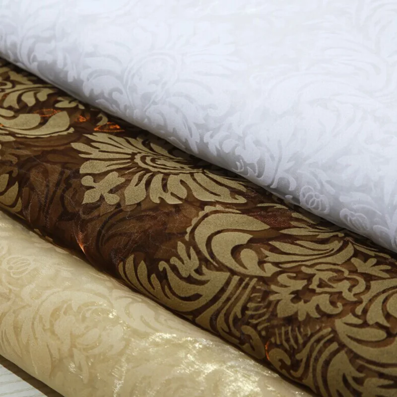 Новые Благородные оконные экраны тюлевые окна бронзовые Цветочные двери