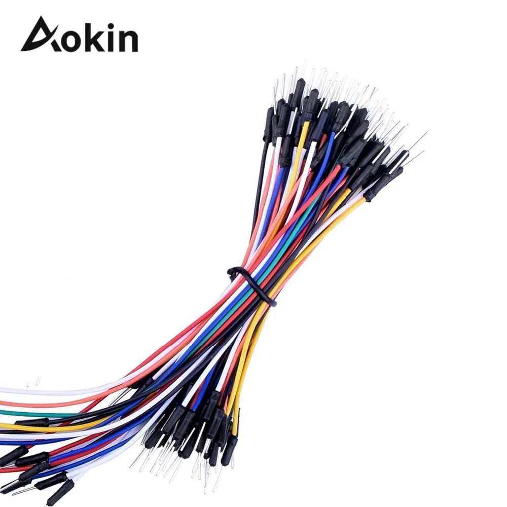 

Jumper wires Cables 65pcs New Solderless Flexible Breadboard Jumper wires Cables Bread plate line For Arduino Raspberry Pi Mode