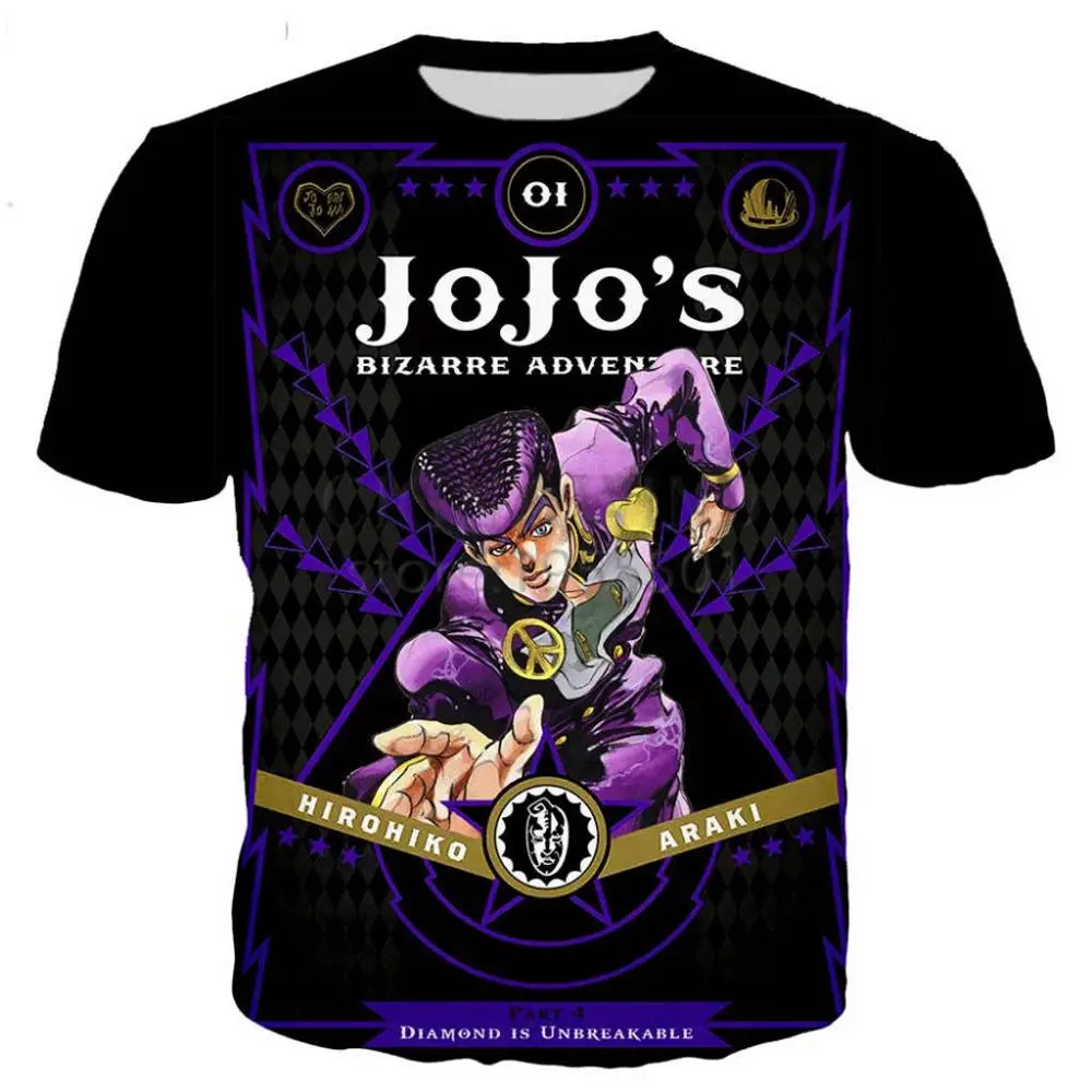 11 Новое поступление JoJo Необычные Приключения футболка для мужчин и женщин 3D принт Новинка модная футболка хип хоп Уличная Повседневная Летняя топы - Цвет: 11
