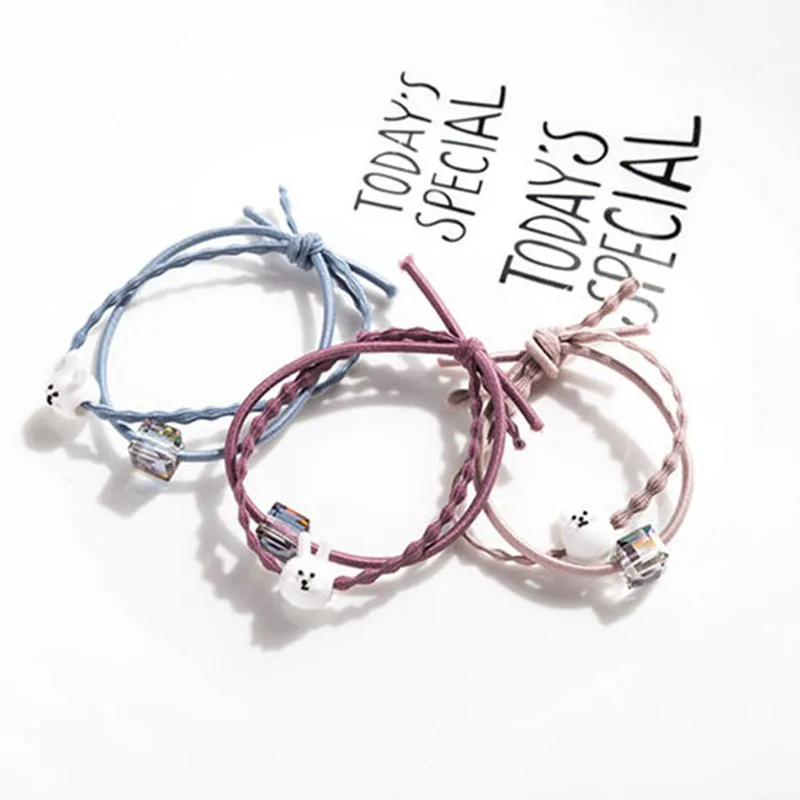 1 шт. Лидер продаж для девочек аксессуары волос Перл эластичной резинки Головные