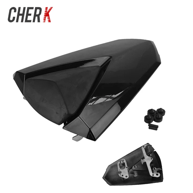 Черный пластиковый чехол для заднего сиденья мотоцикла Cherk хомут Yamaha R25 R3 2013 2014 2015