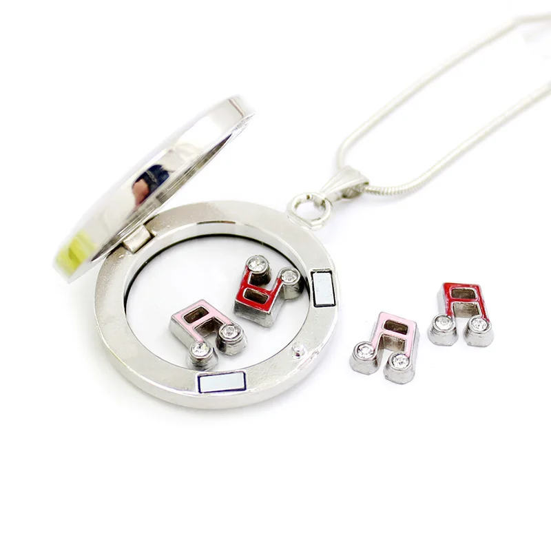 Оптовая продажа красивые Плавающие Подвески медальоны из сплава 10 дюймов