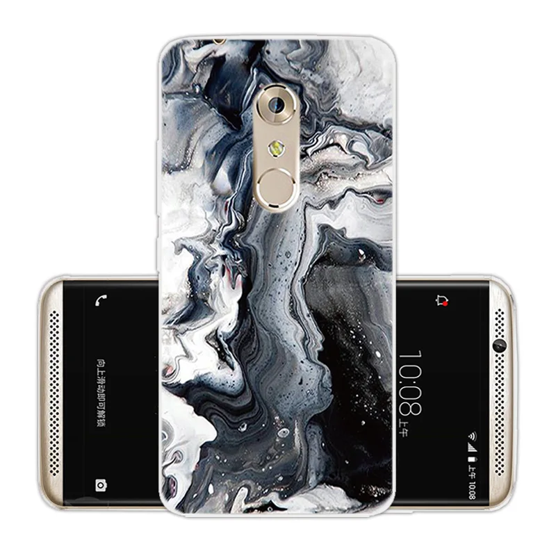 5 2 дюйма для ZTE Axon 7 Mini чехлы телефонов Прозрачный мягкий силиконовый розовый