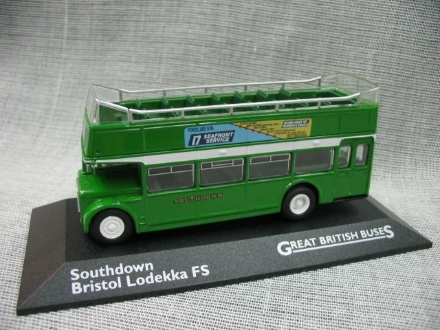 1:72 Лондон Двухэтажный автобус саутдаун Bristol Lodekka FS модель автомобиля|car model|tour busmodel