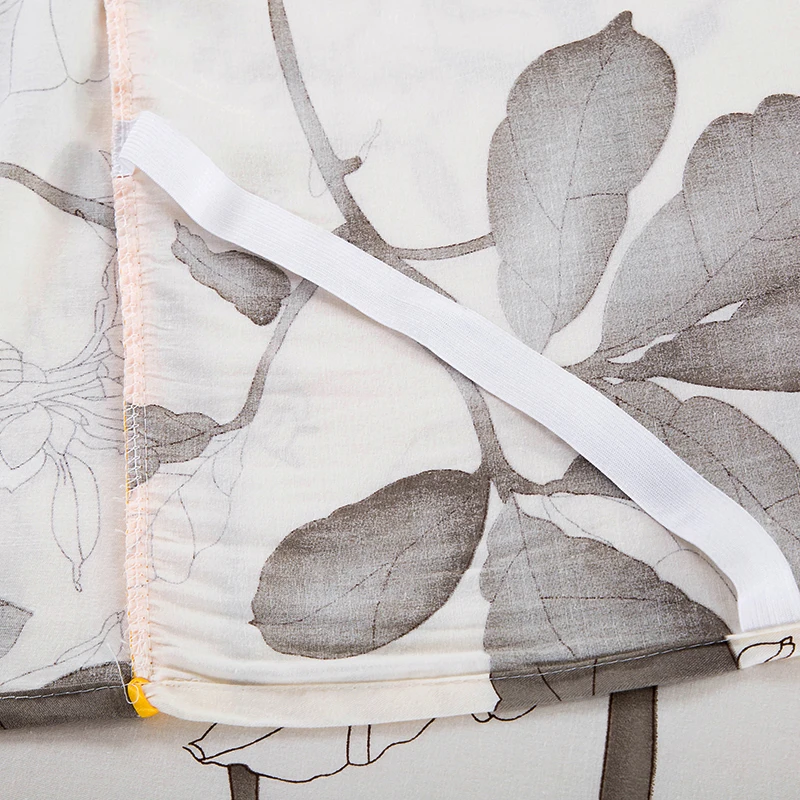 Пастораль Стиль светло желтый отпечатки узор хлопок Постельное бельё мягкие