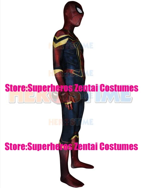 Костюм Человека-паука с 3D принтом костюм Железного для косплея костюмы