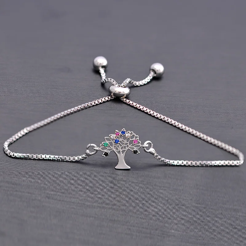 Браслеты ISHOWLEE с золотым деревом жизни для женщин и мужчин подвеска камнями