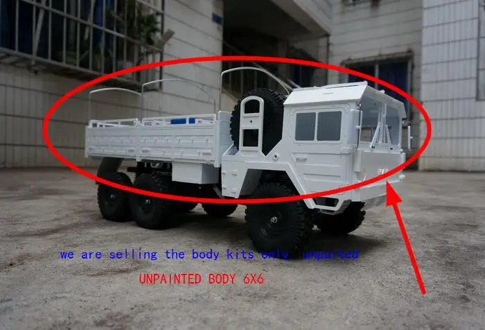 Кузов грузовика Rock Cralwer Military HG 6X6 G63 AMG для SCX10 RC8WD UC6 MC6 XC6 KC6 6WD CROSS beast II 6 колес 1/10 |