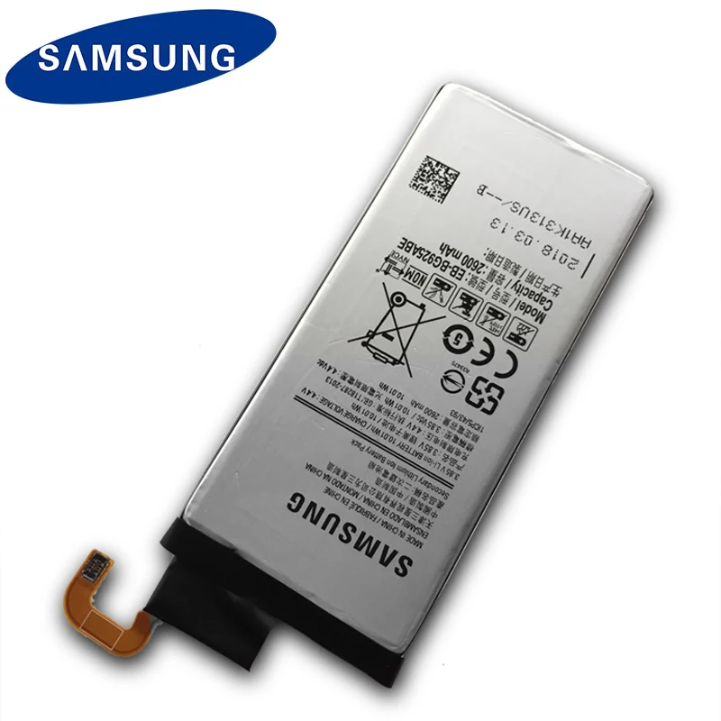 samsung телефон запасных Батарея EB-BG925ABE для samsung GALAXY S6 край G9250 G925FQ G925F G925S S6Edge G925V G925A 2600 мА-ч