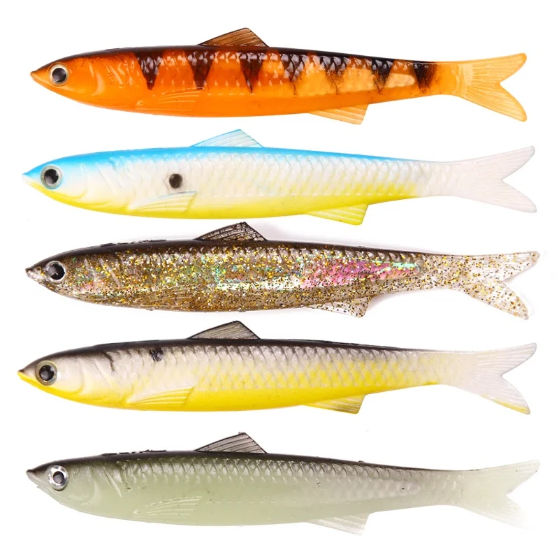 SEAPESCA 2 шт./лот свинцовые рыболовные приманки Мягкая приманка 130 мм/12 5 г