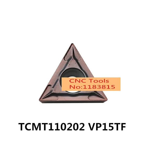 10 шт. TCMT110202 VP15TF/TCMT110204 VP15TF/TCMT110208 VP15TF твердосплавные вставки для токарного