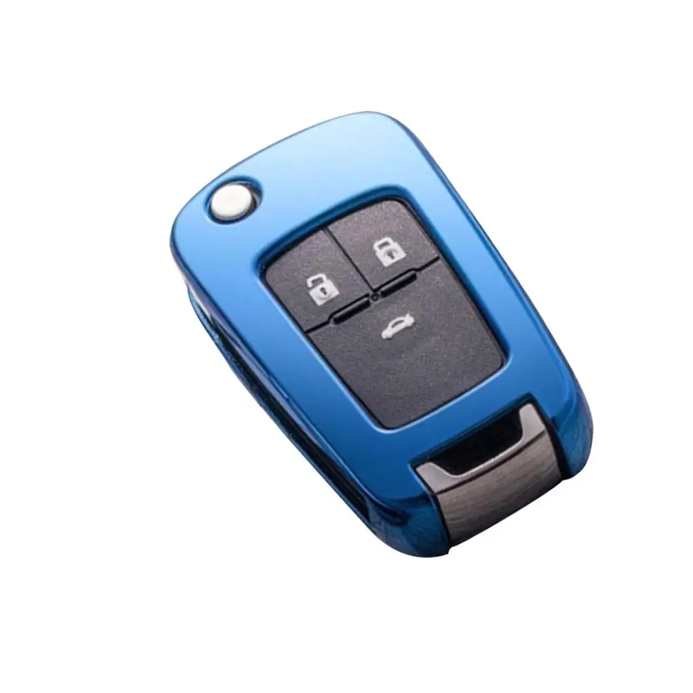 without keychain Мягкий TPU чехол для ключа для Chevrolet для Buick для Cruze Aveo Trax Защитные чехлы для сидений, сшитые специально для Opel Astra Corsa Meriva Zafira Antara J ключ защиты - Название цвета: without keychain